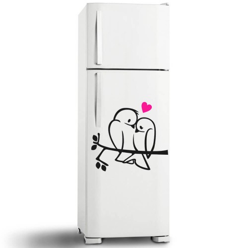 Adesivo de parede Adesivo de Geladeira Couple Birds