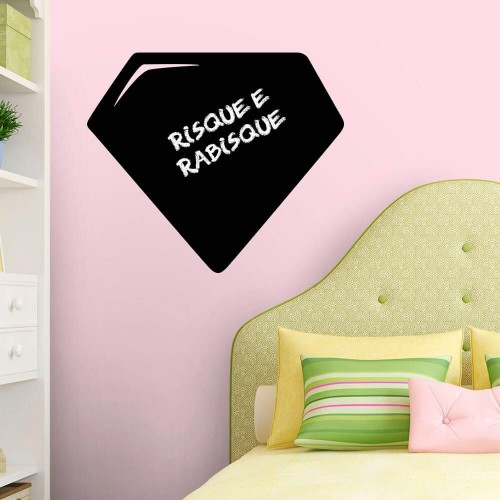 Adesivo de parede Adesivo de Parede Lousa Diamante