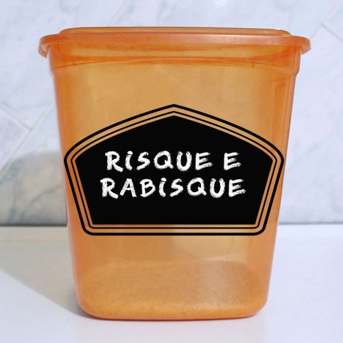 Adesivo de parede Adesivo de Parede Lousa Rótulo 4