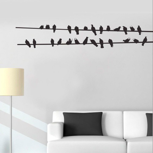 Adesivo de parede Adesivo de Parede Pássaro 11