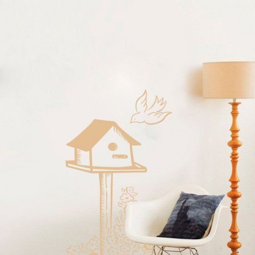 Adesivo de parede Adesivo de Parede Pássaro 12