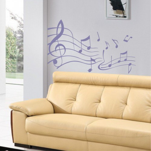 Adesivo de parede Adesivo de Parede Traço de Notas