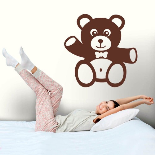 Adesivo de parede Adesivo de Parede Ursinho Gravata