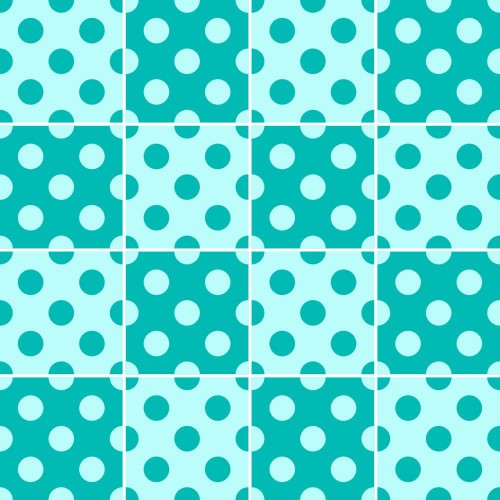 Adesivo de parede Adesivo para Azulejo Bolinhas Turquesa