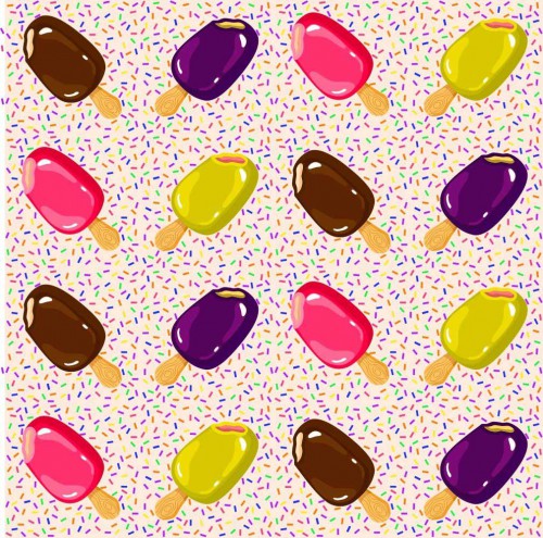 Adesivo de parede Adesivo para Azulejo Ice Cream