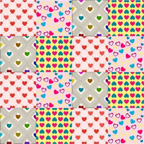 Adesivo de parede Adesivo para Azulejo Lovers