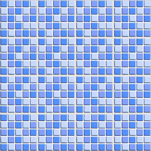 Adesivo de parede Adesivo para Azulejo Pastilha 3D Azul