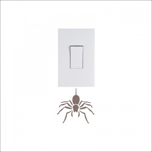 Adesivo de parede Adesivo para Interruptor Aranha