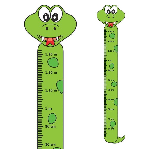 Adesivo de parede Adesivo Régua de Crescimento Cobra