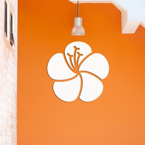 Adesivo de parede Espelho Decorativo Pétalas