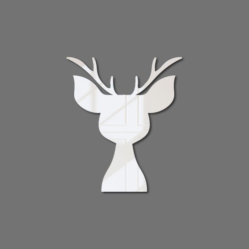 Adesivo de parede Espelho Decorativo Rena