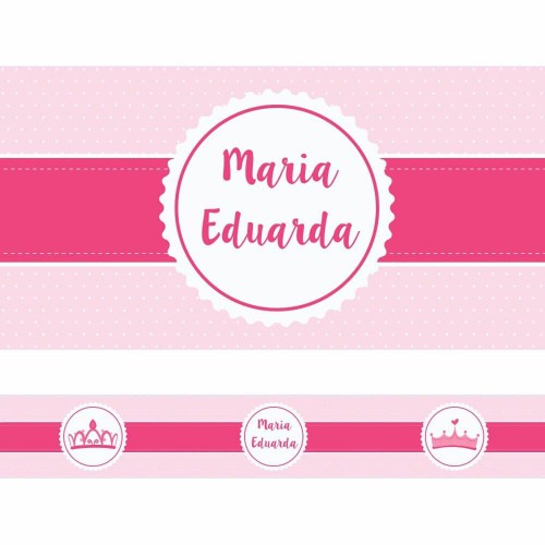 Adesivo de parede Faixa de Parede Princesa