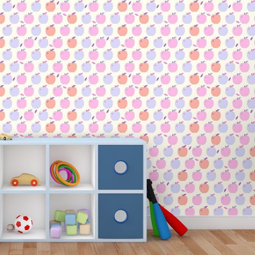 Adesivo de parede Papel de Parede Apple Color
