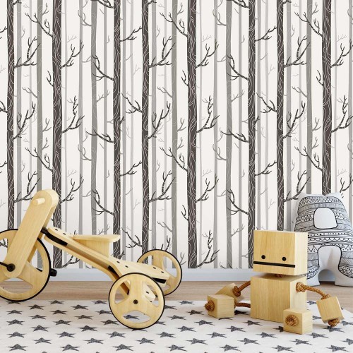 Adesivo de parede Papel de Parede Árvores