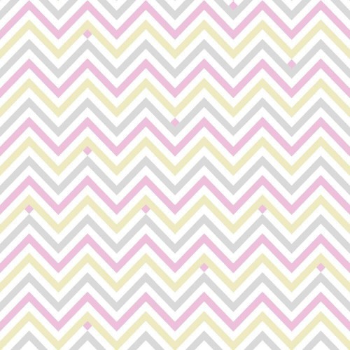 Adesivo de parede Papel de Parede Chevron Star Girl Clean