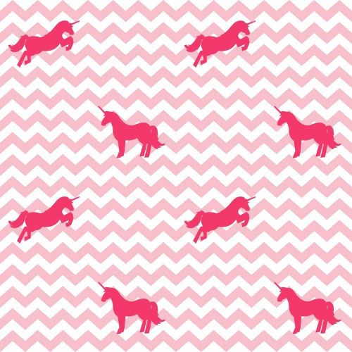 Adesivo de parede Papel de Parede Chevron Unicórnio