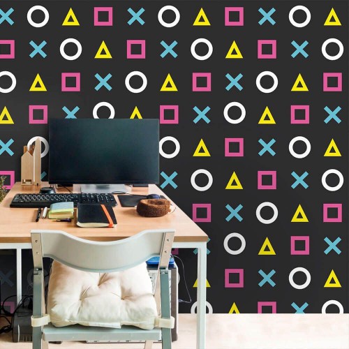 Adesivo de parede Papel de Parede Comandos Color