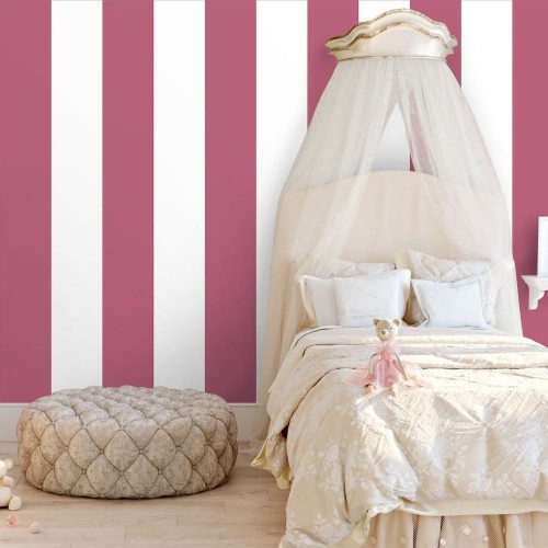 Adesivo de parede Papel de Parede Faixas Verticais Agnes