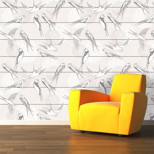 Adesivo de parede Papel de Parede Flying