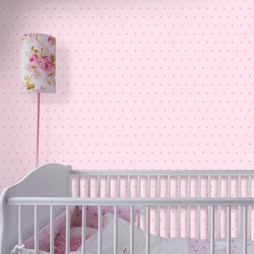 Adesivo de parede Papel de Parede Linhas e Bolinhas