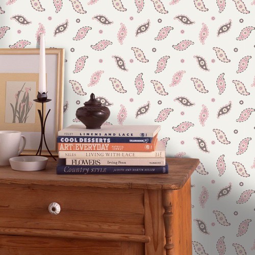 Adesivo de parede Papel de Parede Paisley Tappy