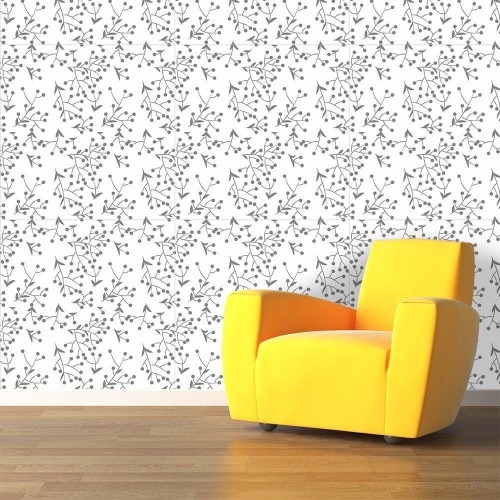 Adesivo de parede Papel de Parede Points Flowers