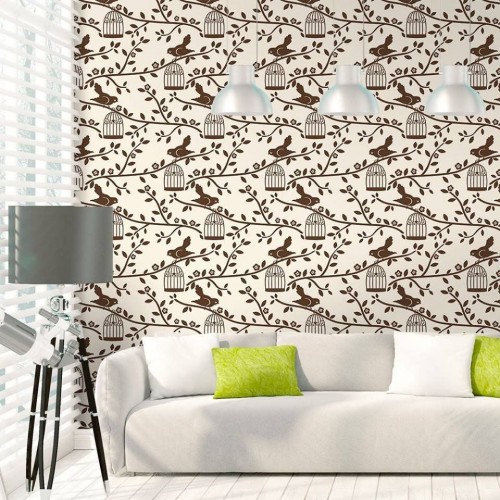 Adesivo de parede Papel de Parede Tree Branch Nature