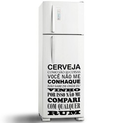 Adesivo de Geladeira Como São as coisas