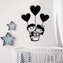 Adesivo de Parede Balão do Amor