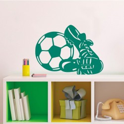 Adesivo de Parede Bola com Chuteira