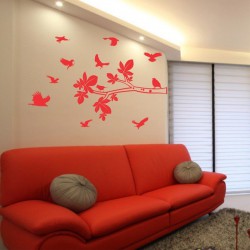 Adesivo de Parede Revoada