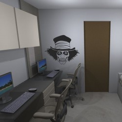 Adesivo de Parede Skull 02