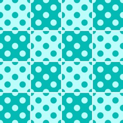 Adesivo para Azulejo Bolinhas Turquesa