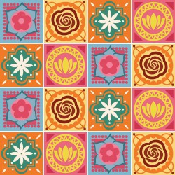 Adesivo para Azulejo Flora