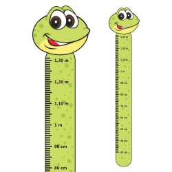 Adesivo Régua de Crescimento Sapo