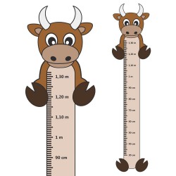 Adesivo Régua de Crescimento Tourinho com Patas