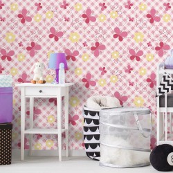 Papel de Parede Pink baby