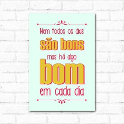 Placa Decorativa Algo Bom