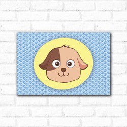 Placa Decorativa Porta Retrato Cachorro